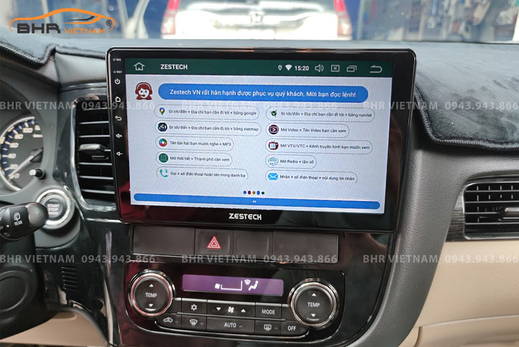 Điều khiển bằng giọng nói thông minh màn hình Zestech Z800 Pro Mitsubishi Outlander 2016 - 2019