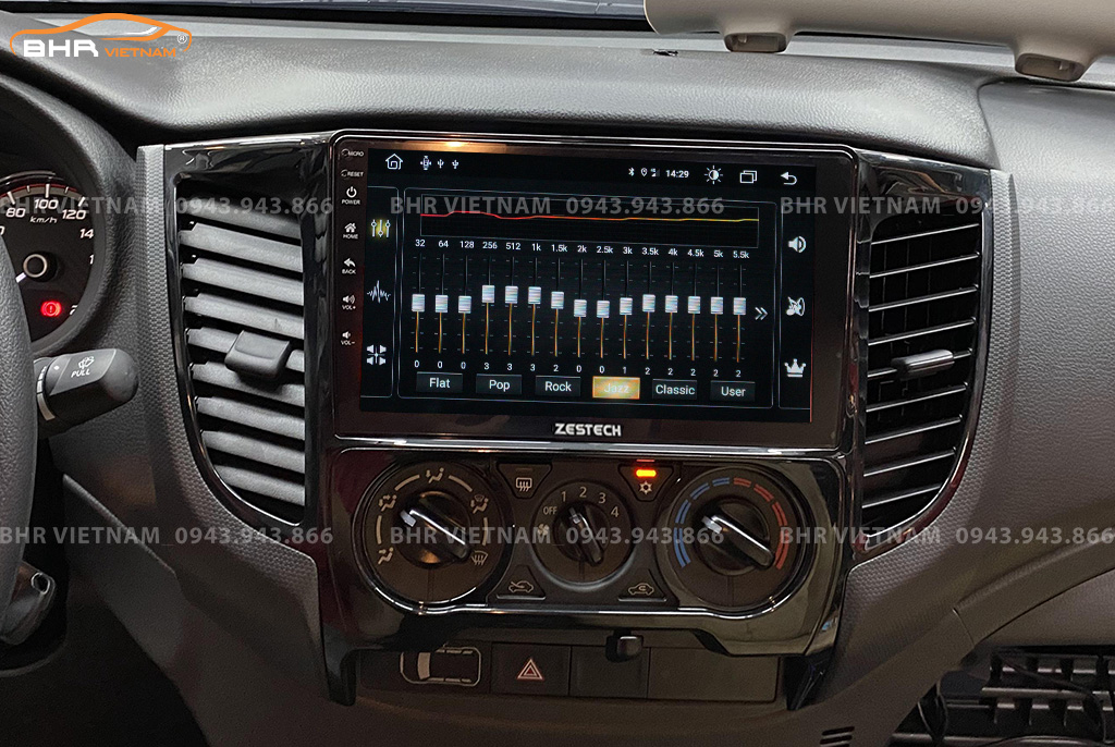 Trải nghiệm âm thanh DSP 16 kênh trên màn hình Zestech Z800 Pro Mitsubishi Triton 2016 - 2019