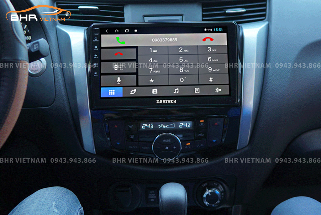 Kết nối điện thoại trên màn hình Zestech Z800 Pro Nissan Navara 2021 - nay