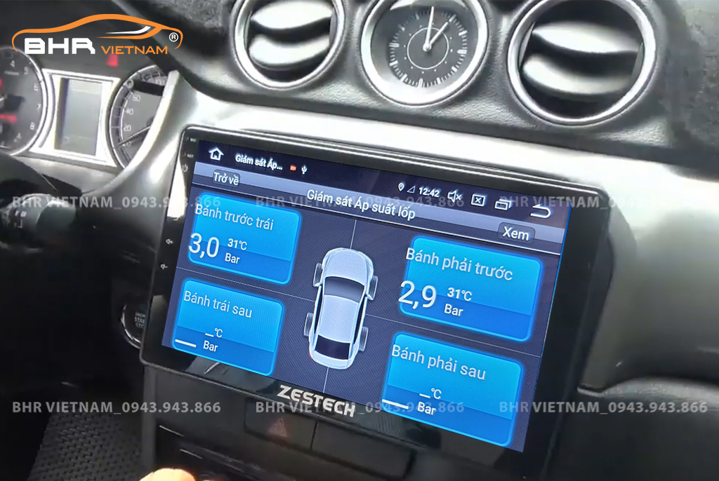  Màn hình DVD Zestech Z800 Pro Suzuki Vitara 2015 - nay tích hợp cảm biến áp suất lốp