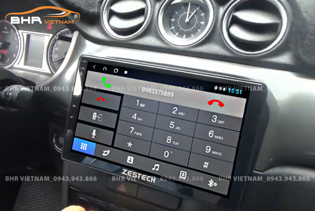 Kết nối điện thoại trên màn hình Zestech Z800 Pro Toyota Venza 2009 - 2015