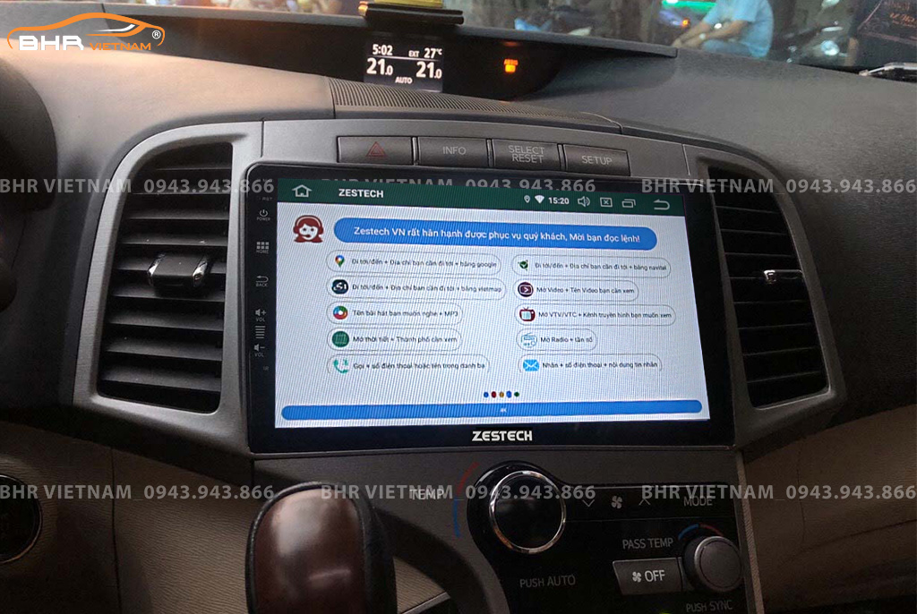 Điều khiển bằng giọng nói thông minh màn hình Zestech Z800 Pro Toyota Venza 2009 - 2015