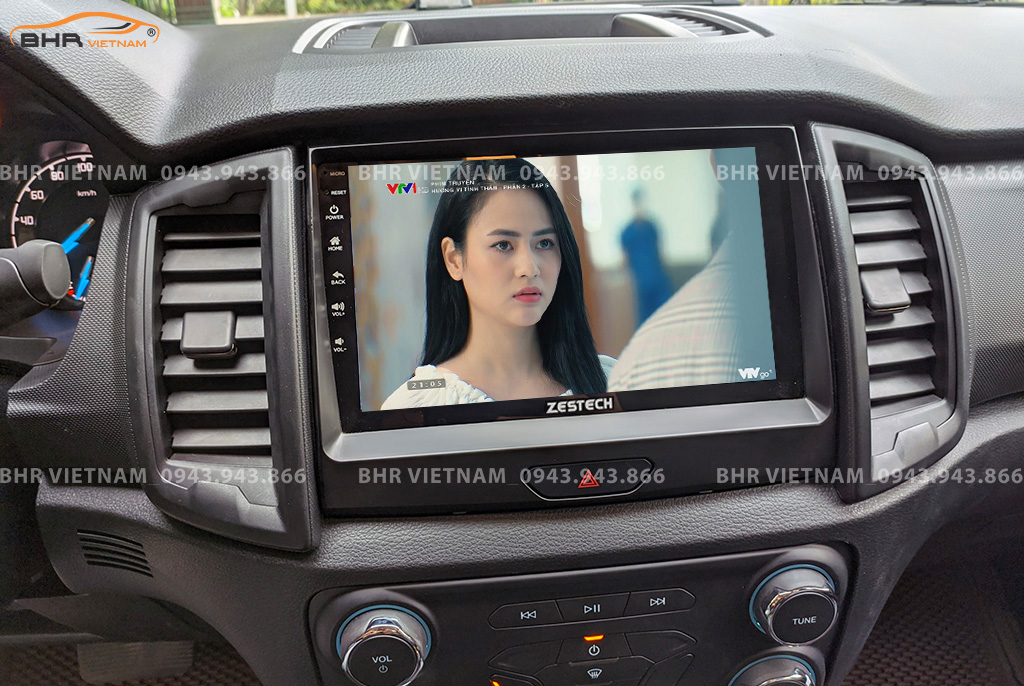 Giải trí Youtube, xem phim sống động trên màn hình Zestech Z800+ Ford Ranger 2012 - nay