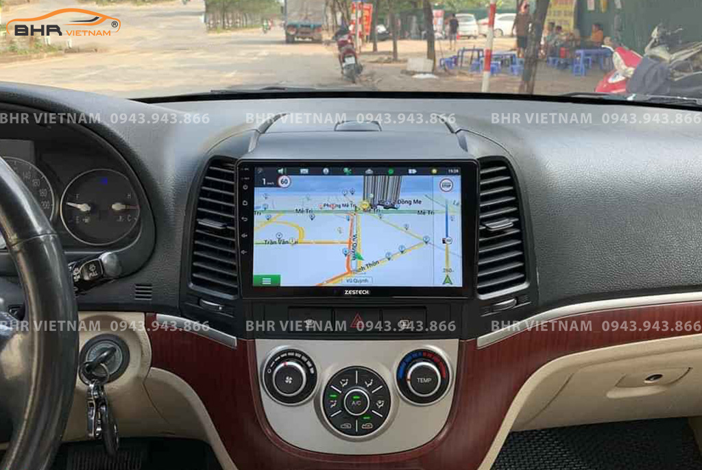 Bản đồ chỉ đường thông minh: Vietmap, Navitel, Googlemap trên Zestech Z800+ Hyundai Santafe 2006 - 2011