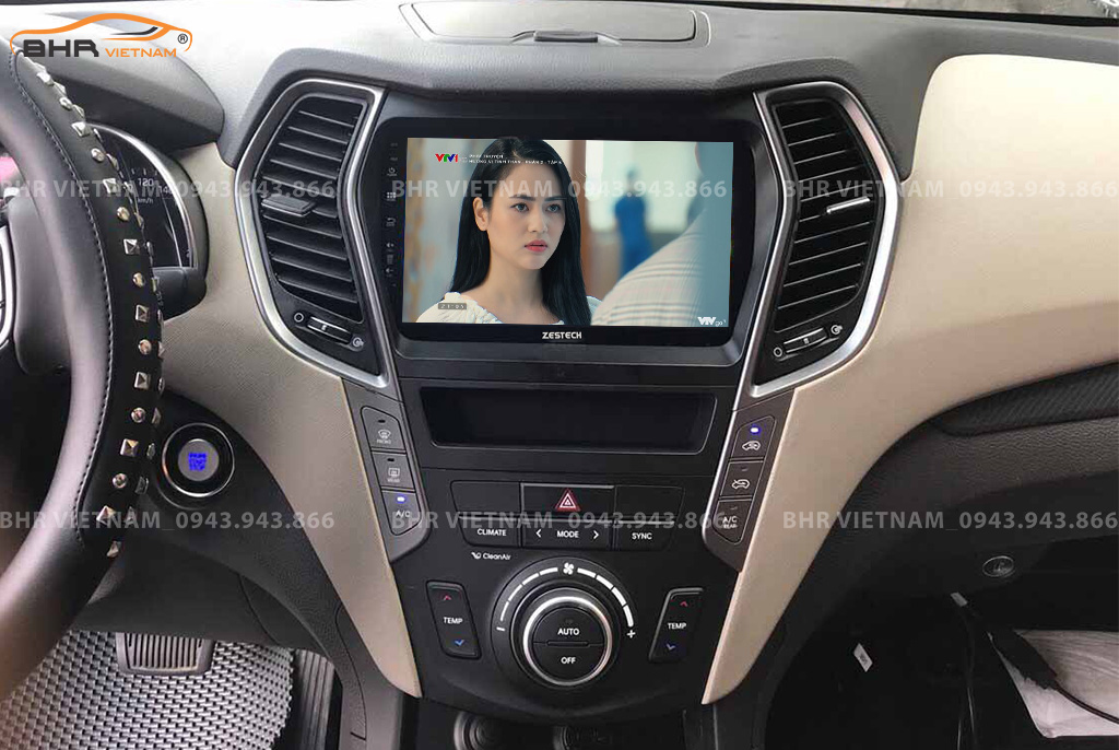 Giải trí Youtube, xem phim sống động trên màn hình Zestech Z800+ Hyundai Santafe 2012 - 2018