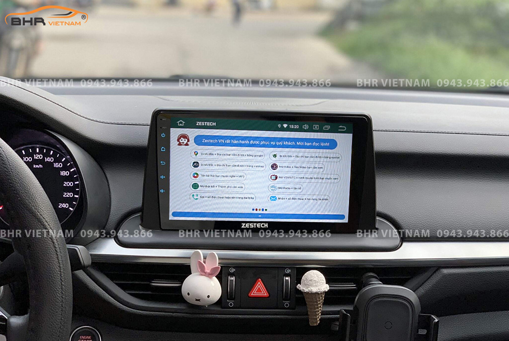 Điều khiển bằng giọng nói thông minh màn hình Zestech Z800+ Kia Cerato 2019 - nay