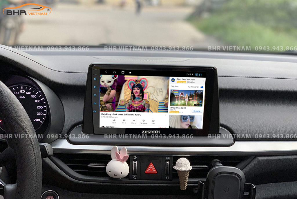Giải trí Youtube, xem phim sống động trên màn hình Zestech Z800+ Kia Cerato 2019 - nay
