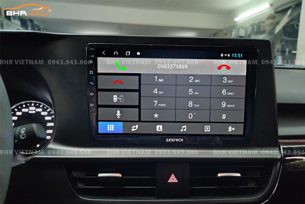 Kết nối điện thoại trên màn hình Zestech Z800+ Kia Seltos 2020 - nay