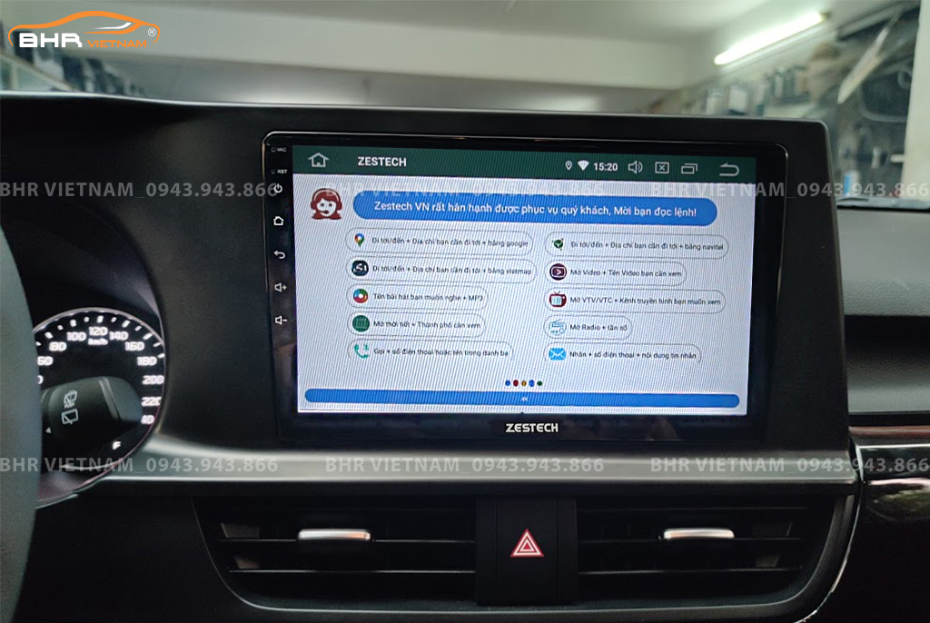 Điều khiển bằng giọng nói thông minh màn hình Zestech Z800+ Kia Seltos 2020 - nay