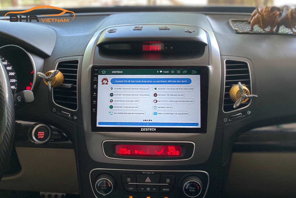 Điều khiển bằng giọng nói thông minh màn hình Zestech Z800+ Kia Sorento 2014 - 2020