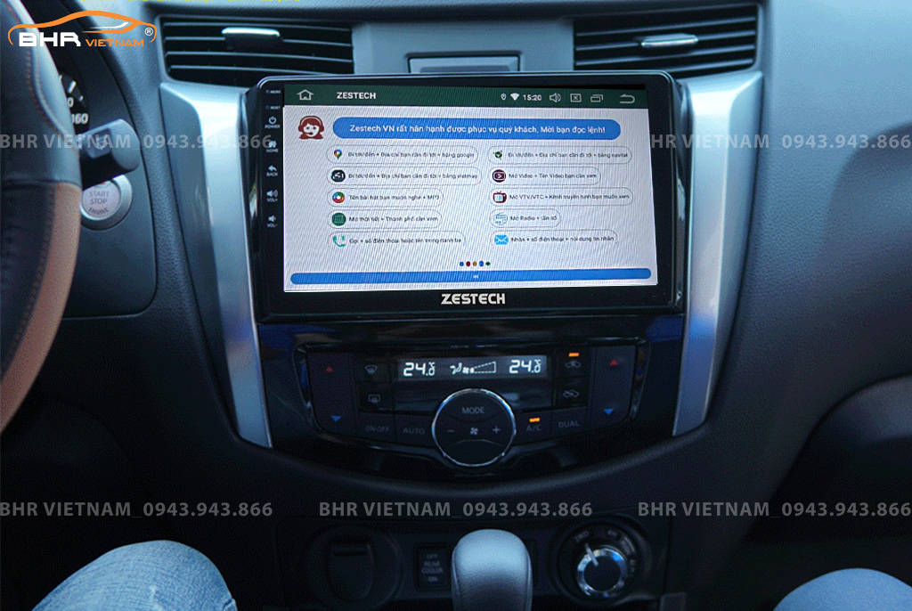 Điều khiển bằng giọng nói thông minh màn hình Zestech Z800+ Nissan Navara 2016 - 2020