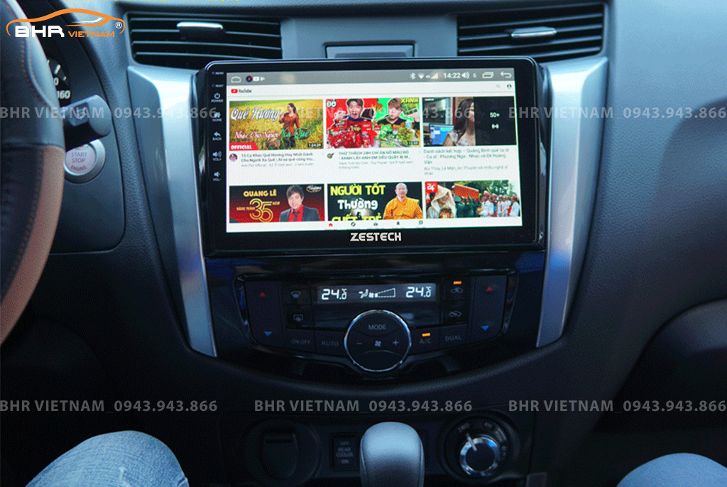 Giải trí Youtube, xem phim sống động trên màn hình Zestech Z800+ Nissan Navara 2016 - 2020