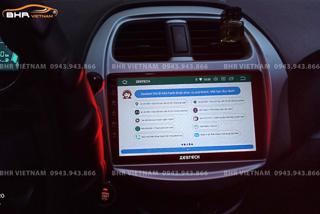 Điều khiển bằng giọng nói thông minh màn hình Zestech Z800 New Chevrolet Spark 2018 - nay