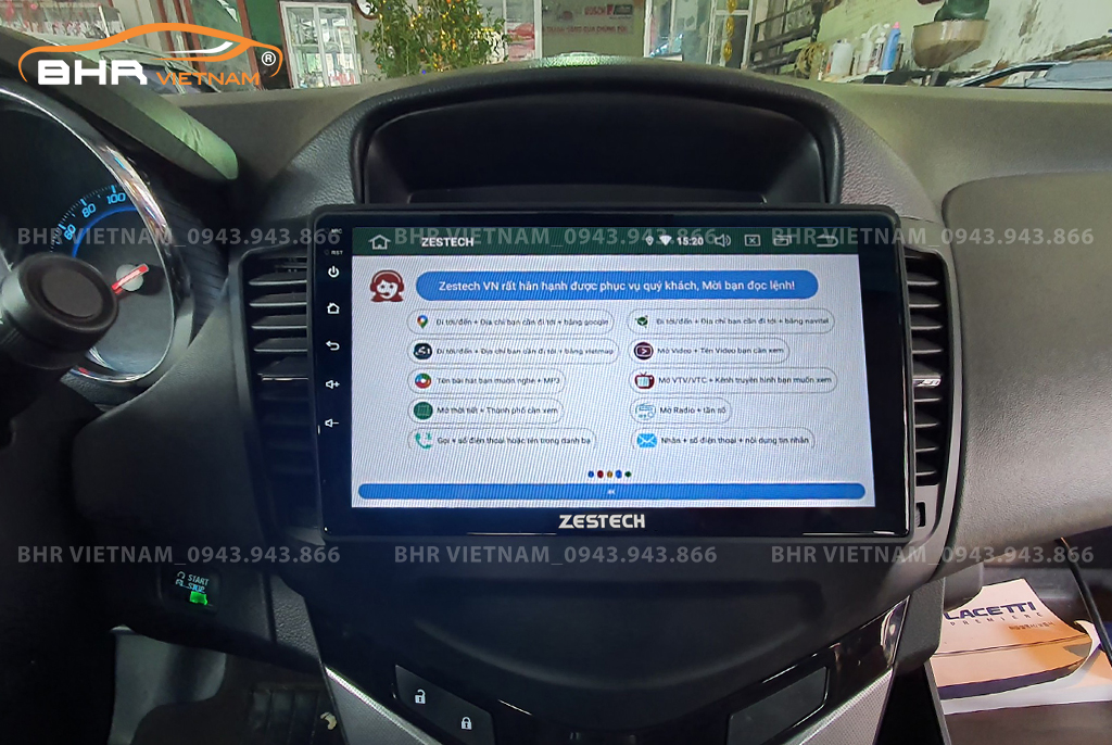 Điều khiển bằng giọng nói thông minh màn hình Zestech Z800 New Daewoo Lacetti CDX 2009 - 2011