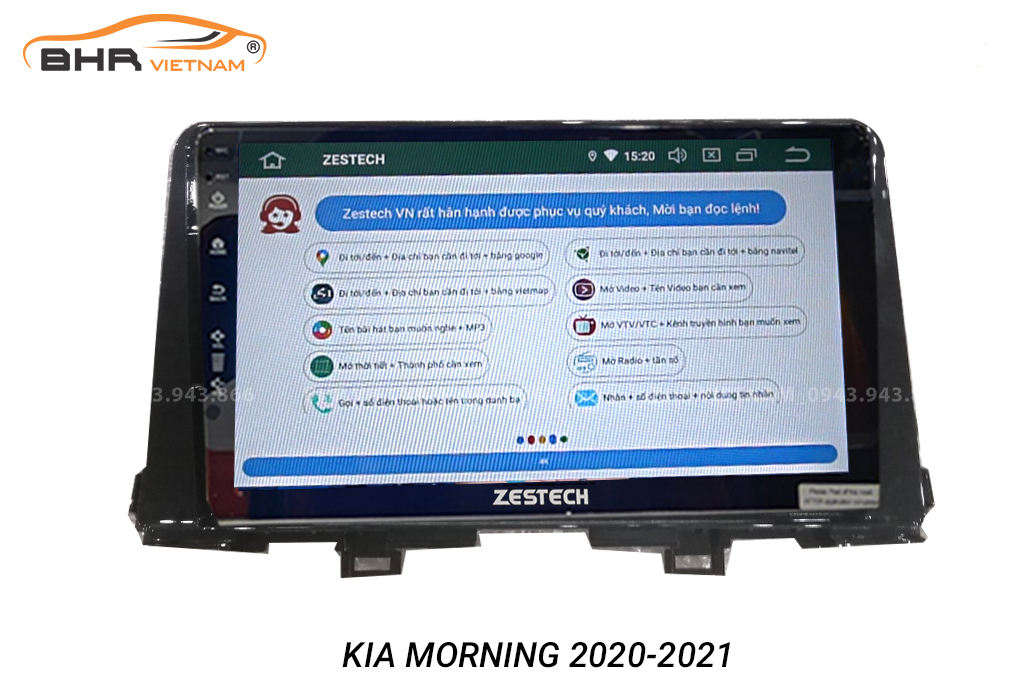 Điều khiển bằng giọng nói thông minh màn hình Zestech Z800 New Kia Morning 2021 - nay