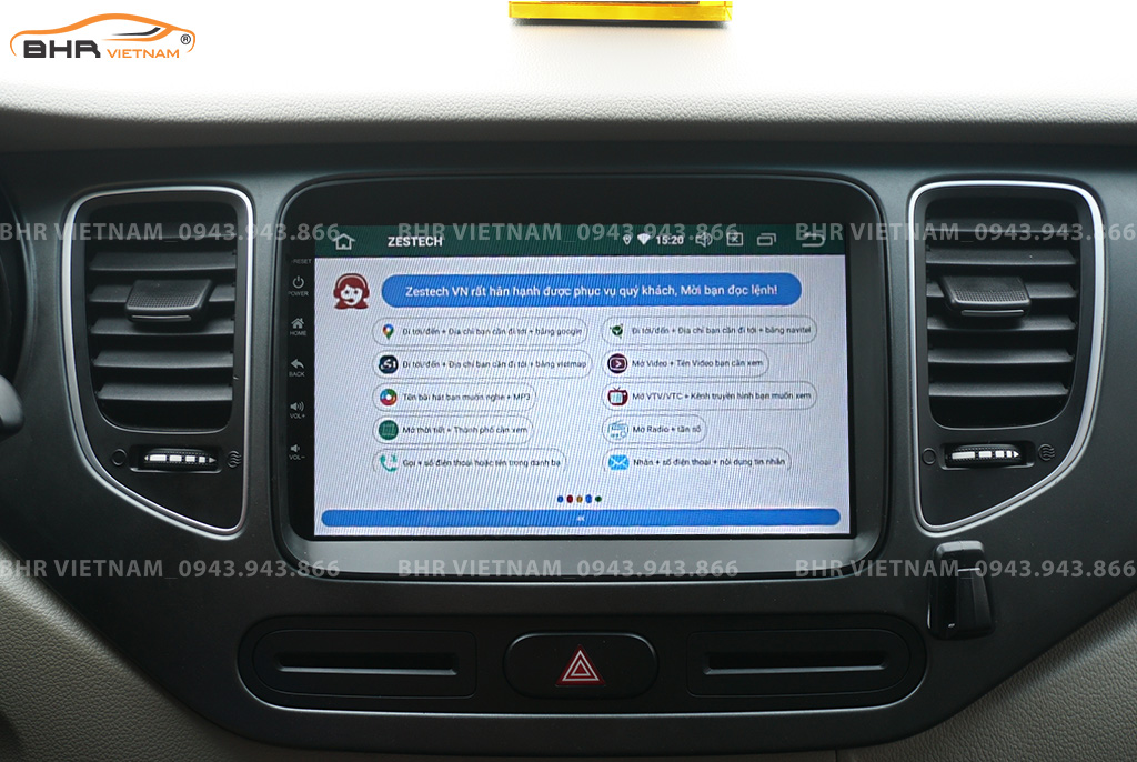 Điều khiển bằng giọng nói thông minh màn hình Zestech Z800 New Kia Rondo 2014 - nay