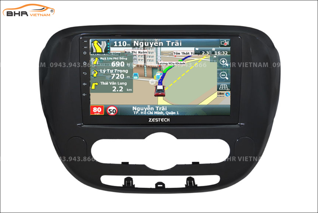 Bản đồ chỉ đường thông minh: Vietmap, Navitel, Googlemap trên Zestech Z800 New Kia Soul 2013 - 2019