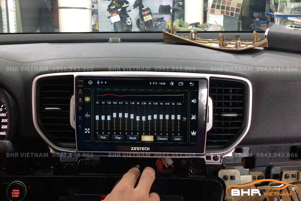 Trải nghiệm âm thanh DSP 8 kênh trên màn hình Zestech Z800 New Kia Sportage 2016 - nay
