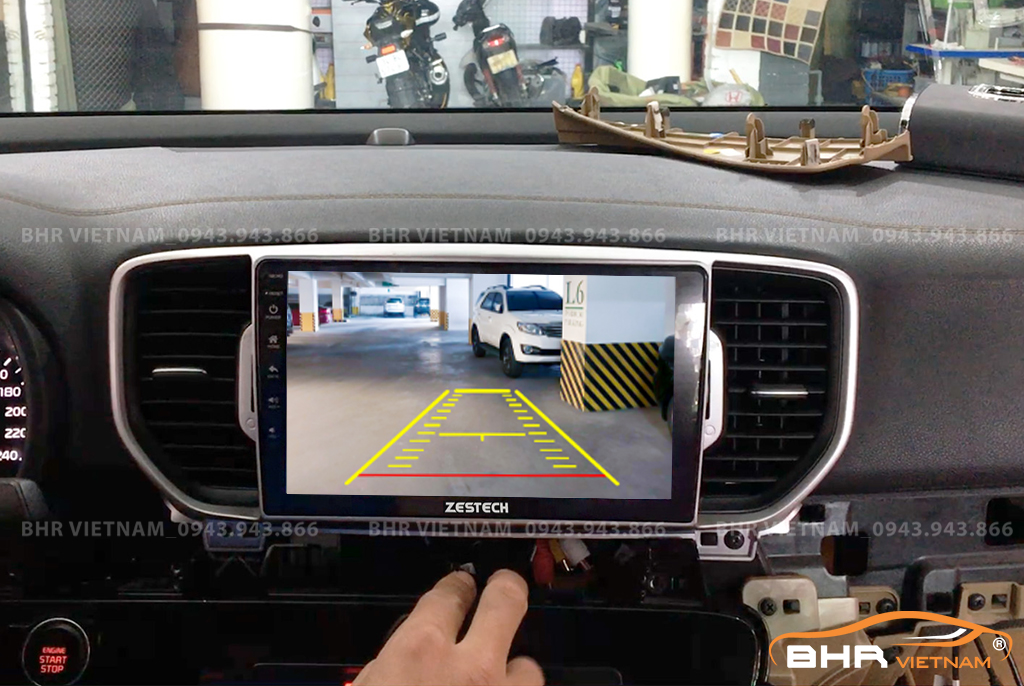  Màn hình DVD Zestech Z800 New Kia Sportage 2016 - nay tích hợp camera lùi
