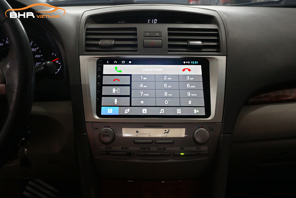 Kết nối điện thoại trên màn hình Zestech Z800 New Toyota Camry 2006 - 2011