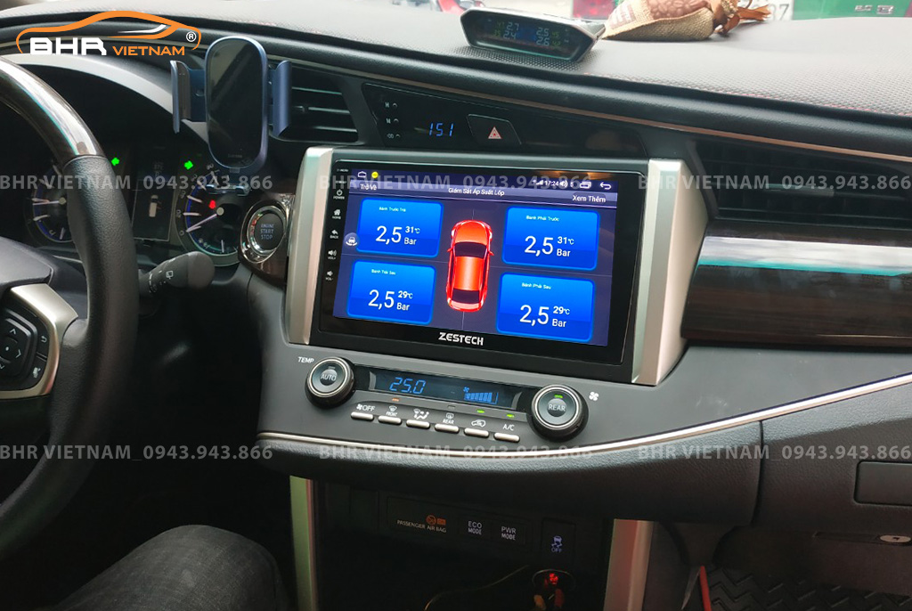  Màn hình DVD Zestech Z800 New Toyota Innova 2016 - nay tích hợp cảm biến áp suất lốp