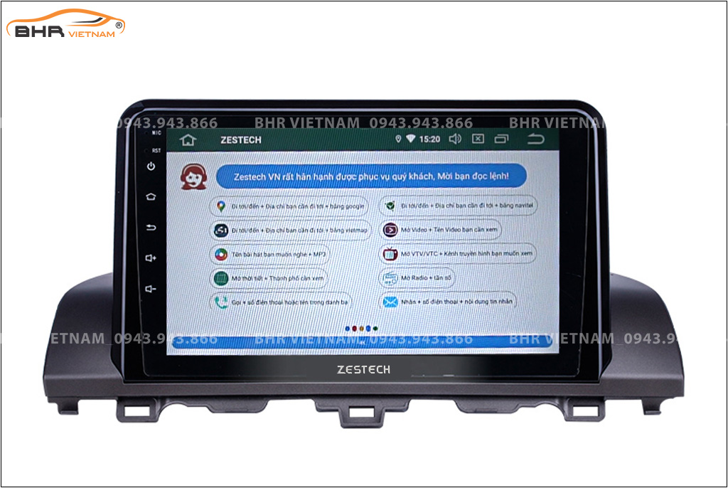 Điều khiển bằng giọng nói thông minh màn hình Zestech Z800 Pro+ Honda Accord 2020 - nay