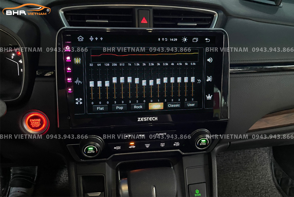 Trải nghiệm âm thanh DSP 16 kênh trên màn hình Zestech Z800 Pro+ Honda CRV 2018 - nay