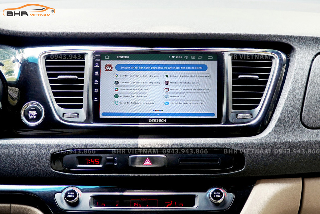 Điều khiển bằng giọng nói thông minh màn hình Zestech Z800 Pro+ Kia Sedona 2015 - nay
