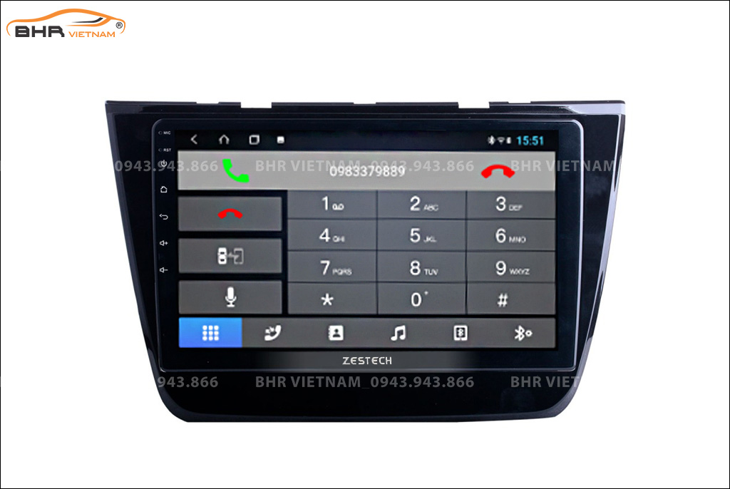 Kết nối điện thoại trên màn hình Zestech Z800 Pro+ MG ZS 2018 - nay
