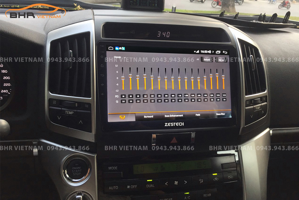 Trải nghiệm âm thanh DSP 16 kênh trên màn hình Zestech Z800 Pro+ Toyota Land Cruiser 2008 - 2015