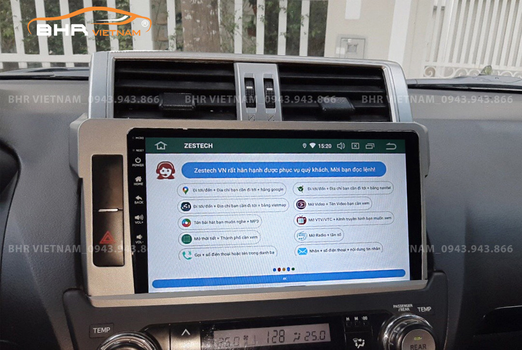 Điều khiển bằng giọng nói thông minh màn hình Zestech Z800 Pro+ Toyota Prado 2010 - 2016