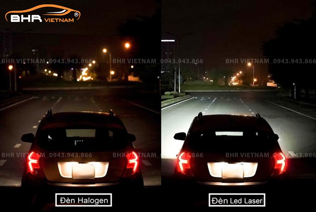 Độ đèn Led, Laser với ánh sáng trắng trong suốt như ban ngày