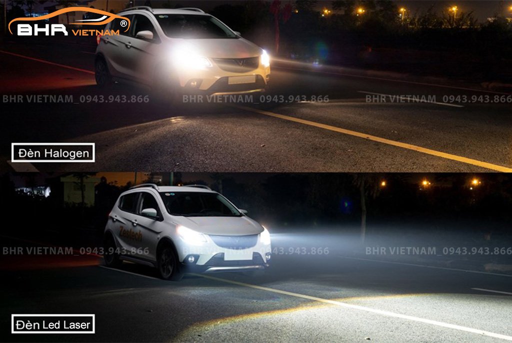 Độ đèn Led, Laser không gây chói mắt với người đối diện