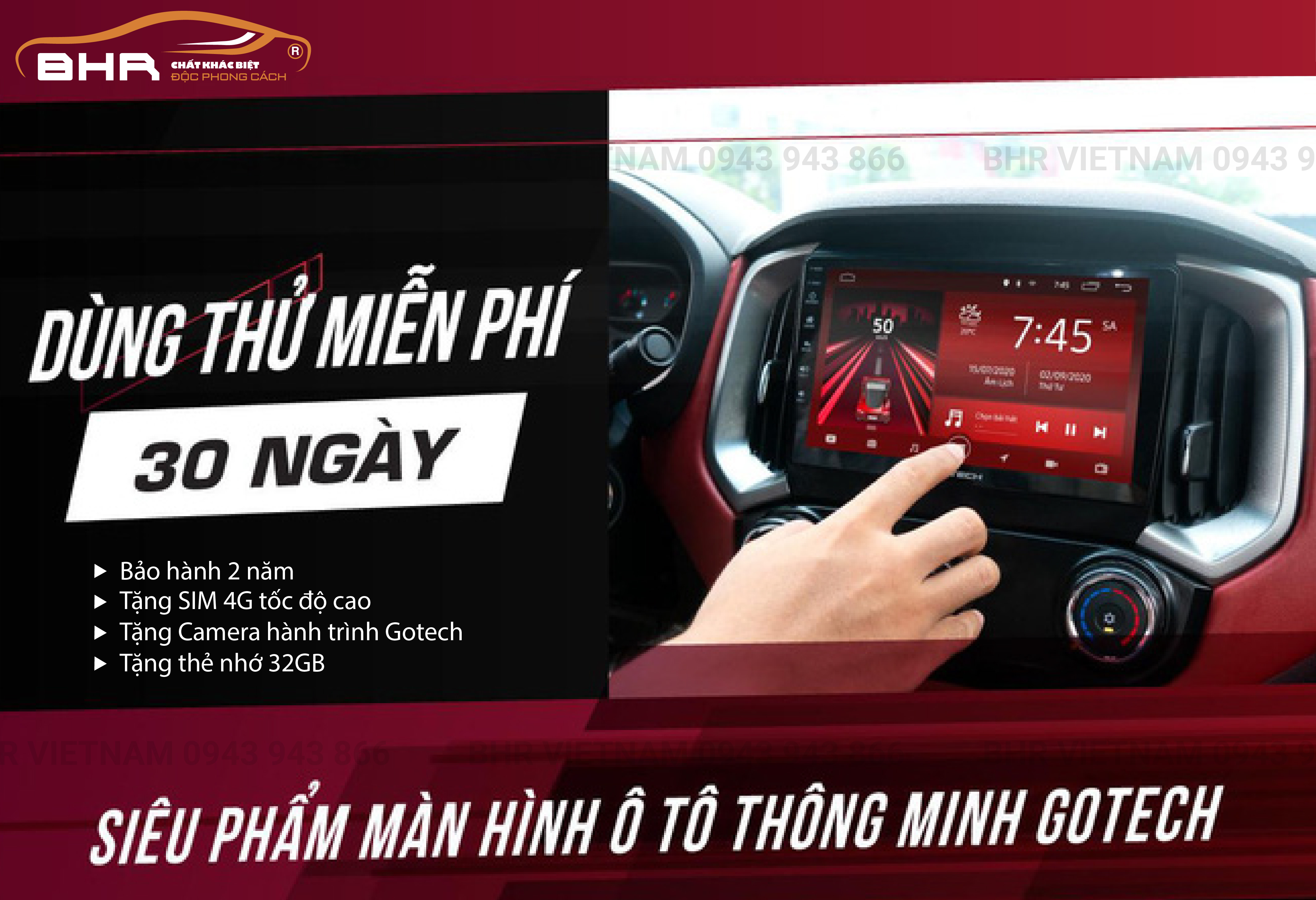 Khuyến mãi khủng khi lắp Màn hình ô tô Gotech