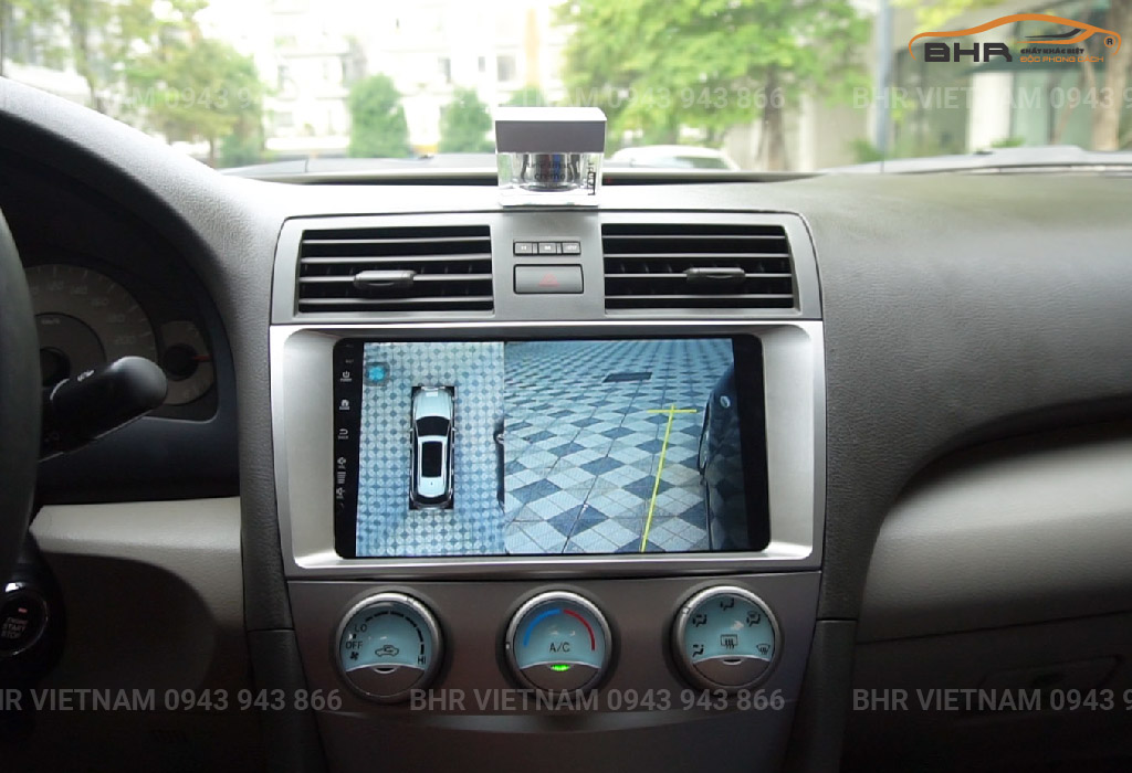 Nguyên lý hoạt động màn hình liền Camera 360 ô tô