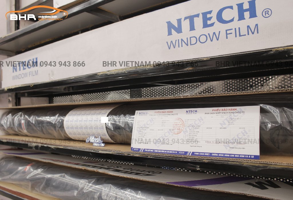 Phiếu bảo hành và Tem inox film cách nhiệt Ntech