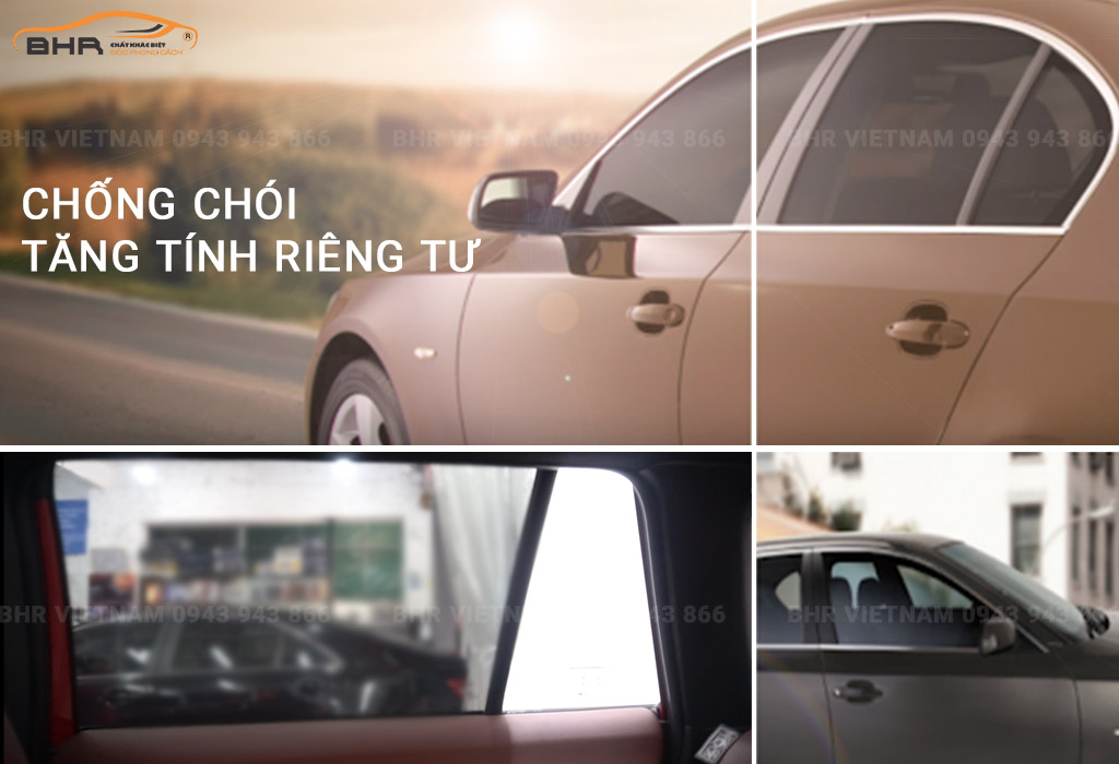 Dán Film cách nhiệt ô tô chống chói, tăng tính riêng tư 