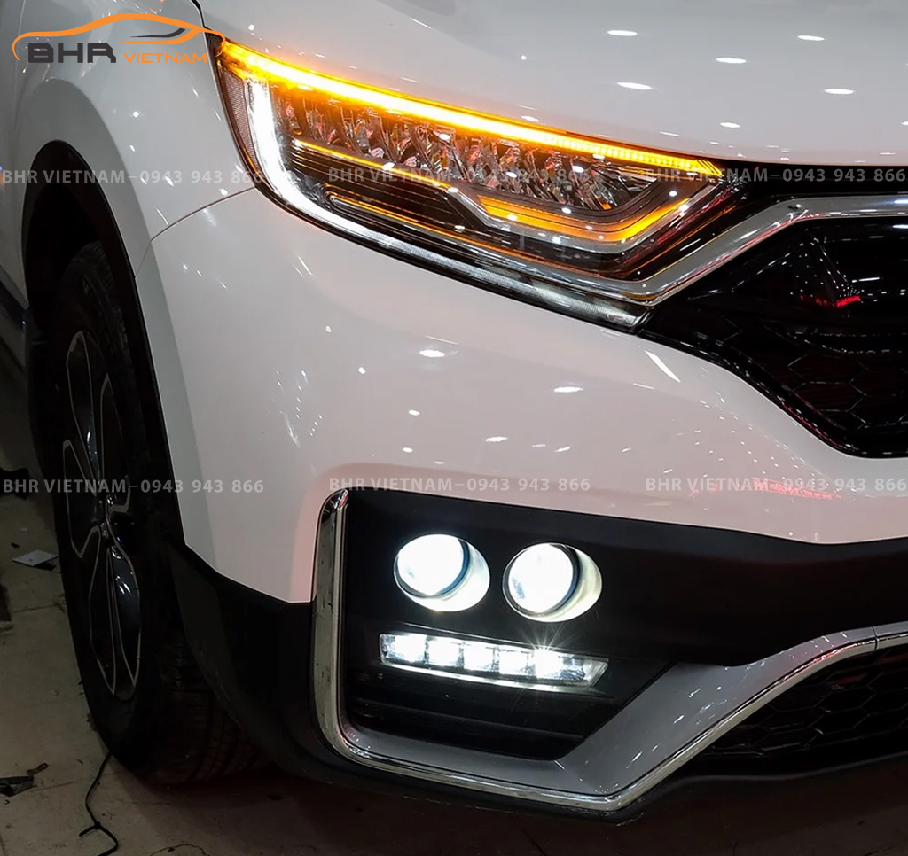 Độ đèn Bi Led, Laser cho Honda CRV