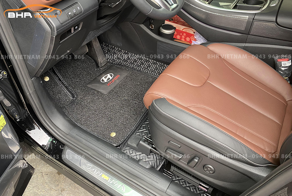 Thảm lót sàn 360 ô tô Hyundai Santafe