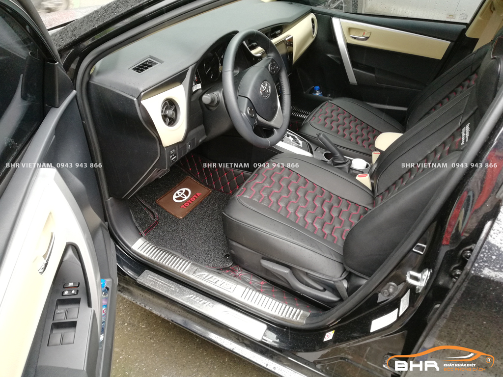 Thảm lót sàn che phủ toàn bộ sàn xe Toyota Altis 2022